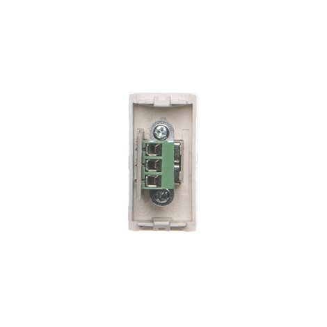 K103B/9 Modul K45/2, S-Video (samice), šroubové svorky, 22,5 x 45 mm 2