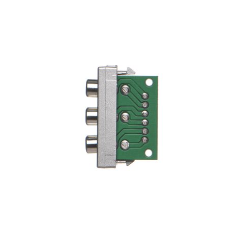 K105B/8 Modul K45/2, 3x RCA „Cinch”, šroubové svorky, 22,5 x 45 mm 5