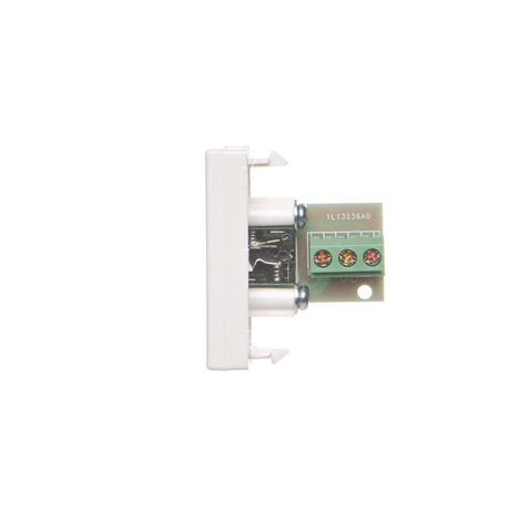 K123B/9 Modul K45/2, MiniJack 3,5 mm Stereo (samice), šroubové svorky, 22,5 x 45 mm 2