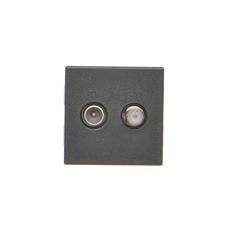 K130A/14 Modul K45, RTV-SAT (samice), šroubové svorky, 45 x 45 mm 4