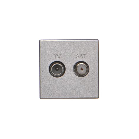 K130A/8 Modul K45, RTV-SAT (samice), šroubové svorky, 45 x 45 mm 5