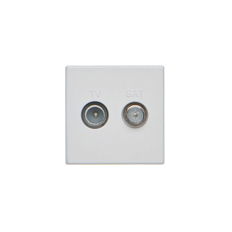 K130A/9 Modul K45, RTV-SAT (samice), šroubové svorky, 45 x 45 mm 2