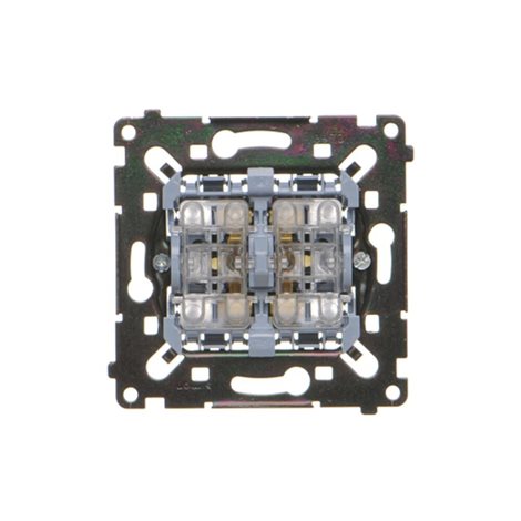 SW5L2MR Spínač sériový 4násobný, s orientačním LED podsvětlením, řazení 5So, 10A/230V, bezšřoub. sv. 3