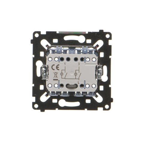 SW5L2MR Spínač sériový 4násobný, s orientačním LED podsvětlením, řazení 5So, 10A/230V, bezšřoub. sv. 2