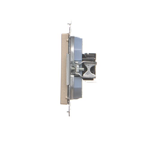 T5F.01/144 Zásuvka datová RJ45 kat. 5e + telefonní RJ12 (přístroj s krytem) 5