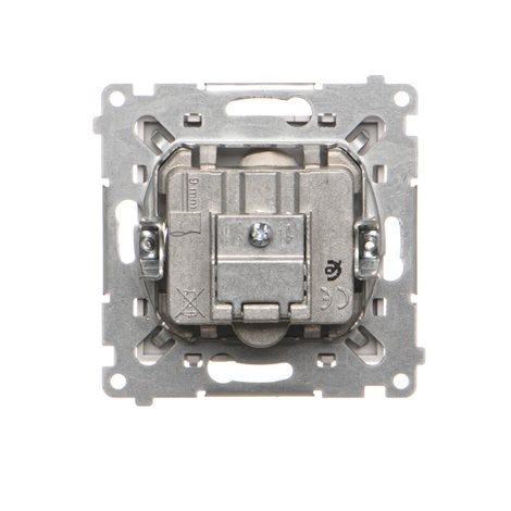 TAK.01/114 Zásuvka anténní R+TV koncová oddělená (přístroj s krytem), 1x vstup: 5÷862 MHz 3