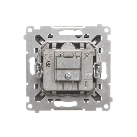 TAK.01/116 Zásuvka anténní R+TV koncová oddělená (přístroj s krytem), 1x vstup: 5÷862 MHz 2