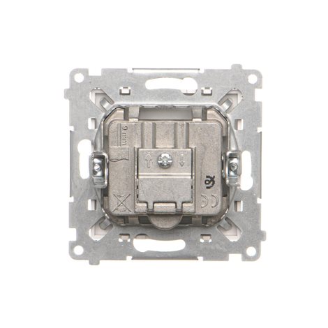 TAP10.01/111 Zásuvka anténní R+TV průchozí (přístroj s krytem), 1x vstup: 5÷862 MHz 6