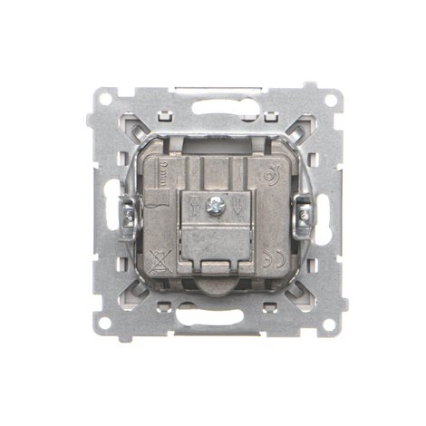 TAP10.01/114 Zásuvka anténní R+TV průchozí (přístroj s krytem), 1x vstup: 5÷862 MHz 3