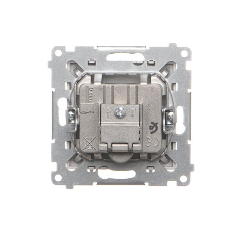 TASP.01/114 Zásuvka anténní R+TV+SAT průchozí (přístroj s krytem), 1x vstup: 5 MHz÷2,4 GHz 4