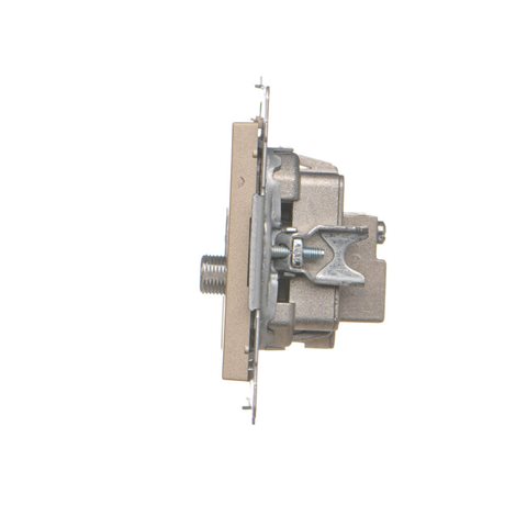 TASP.01/144 Zásuvka anténní R+TV+SAT průchozí (přístroj s krytem), 1x vstup: 5 MHz÷2,4 GHz 2