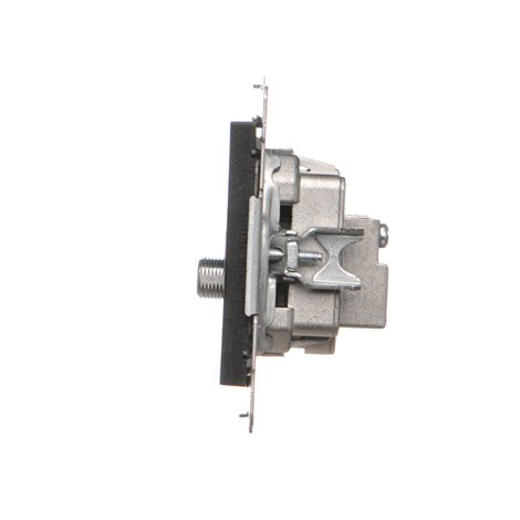 TASP.01/149 Zásuvka anténní R+TV+SAT průchozí (přístroj s krytem), 1x vstup: 5 MHz÷2,4 GHz 6