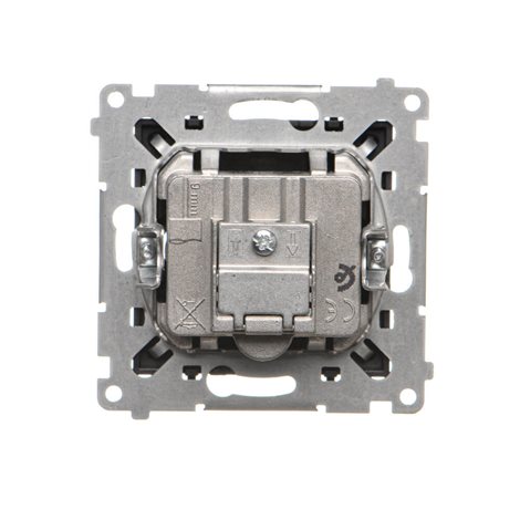TASP.01/149 Zásuvka anténní R+TV+SAT průchozí (přístroj s krytem), 1x vstup: 5 MHz÷2,4 GHz 2