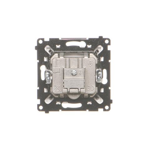 TAZ.01/111 Zásuvka anténní R+TV koncová (přístroj s krytem), 1x vstup: 5÷862 MHz 3
