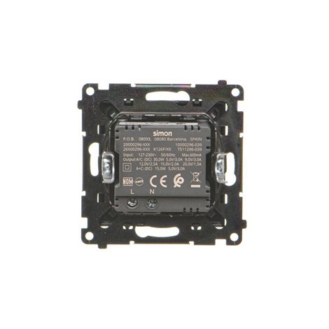 TEC2CAQ.01/149 Nabíječka USB 2 násobná (přístroj s krytem), 1x USB typ C + 1x USB typ A, 30 W 2