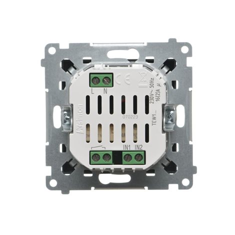 TEW1.01/149 Ovladač 1 násobný, elektronický, s funkcí tlačítka nebo spínače časového, 16 A / 230V 4