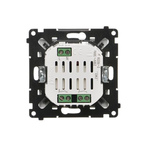 TEW2.01/111 Ovladač 2 násobný, elektronický, s funkcí tlačítka nebo spínače časového, 2x 10 A / 230V 5