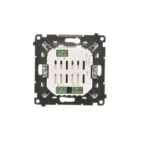TEW2.01/114 Ovladač 2 násobný, elektronický, s funkcí tlačítka nebo spínače časového, 2x 10 A / 230V 4