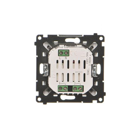 TEW2.01/143 Ovladač 2 násobný, elektronický, s funkcí tlačítka nebo spínače časového, 2x 10 A / 230V 5