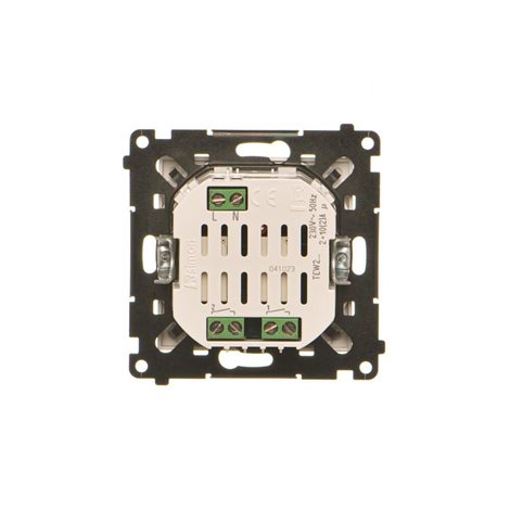 TEW2.01/144 Ovladač 2 násobný, elektronický, s funkcí tlačítka nebo spínače časového, 2x 10 A / 230V 2