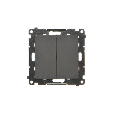 TEW2.01/149 Ovladač 2 násobný, elektronický, s funkcí tlačítka nebo spínače časového, 2x 10 A / 230V 4