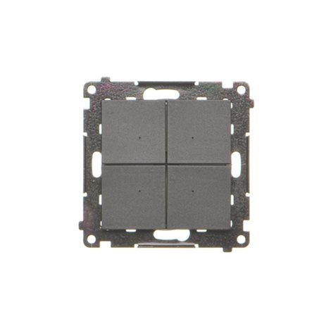 TEW4.01/149 Spínač 4 násobný, elektronický (přístroj s krytem), 6 A / 230 V~, šroubové svorky 5