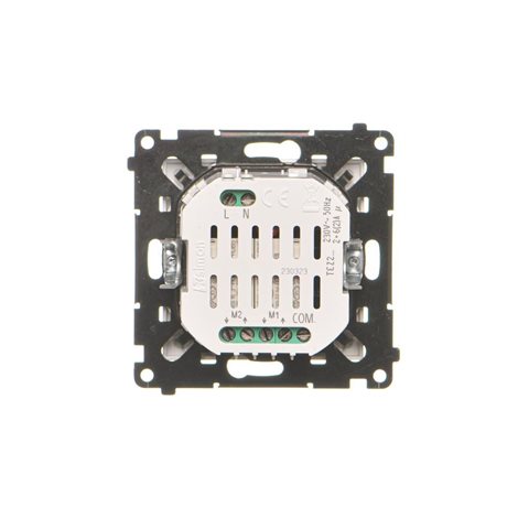 TEZ2.01/144 Spínač žaluziový 2 násobný (přístroj s krytem), elektronický 3