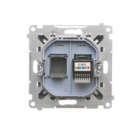 TF1.01/116 Zásuvka telefonní RJ12, 1 násobná (přístroj s krytem) 4