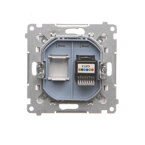 TF1.01/143 Zásuvka telefonní RJ12, 1 násobná (přístroj s krytem) 2