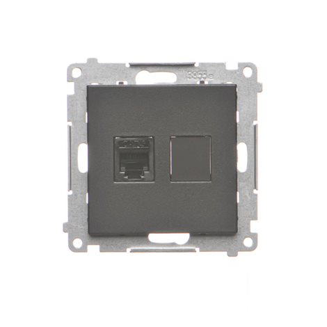 TF1.01/149 Zásuvka telefonní RJ12, 1 násobná (přístroj s krytem) 3