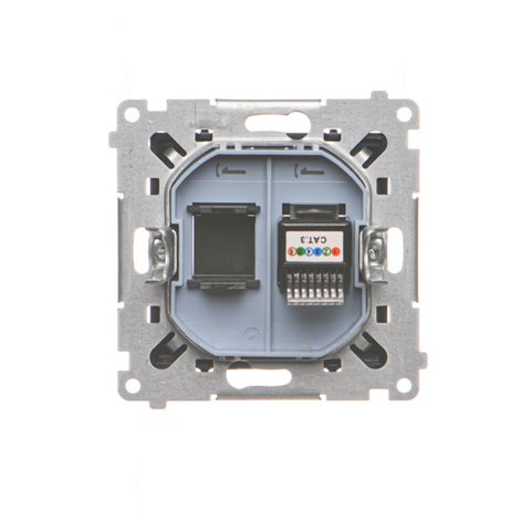 TF1.01/149 Zásuvka telefonní RJ12, 1 násobná (přístroj s krytem) 2