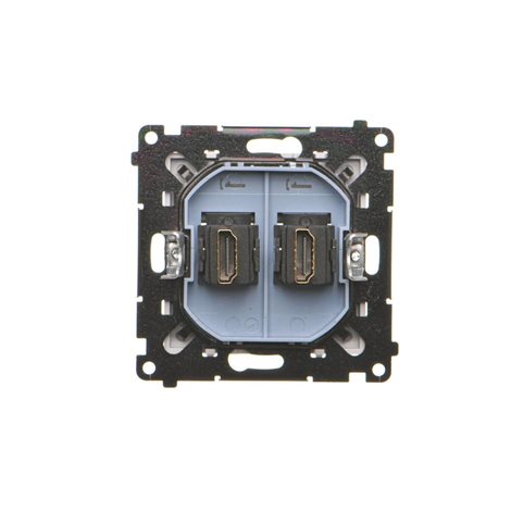 TGHDMI2.01/114 Zásuvka HDMI 2 násobná (přístroj s krytem) 3