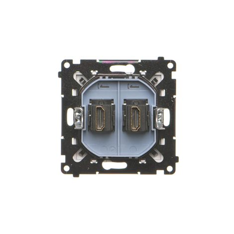 TGHDMI2.01/143 Zásuvka HDMI 2 násobná (přístroj s krytem) 5