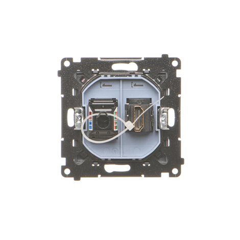 TGHRJ45.01/116 Zásuvka HDMI + datová RJ45 kat. 6 (přístroj s krytem) 5