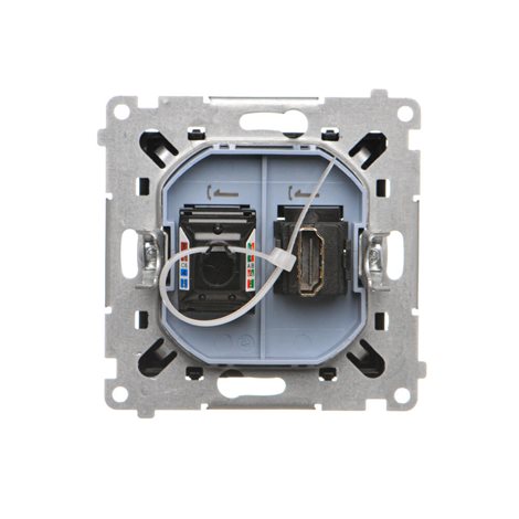 TGHRJ45.01/149 Zásuvka HDMI + datová RJ45 kat. 6 (přístroj s krytem) 3