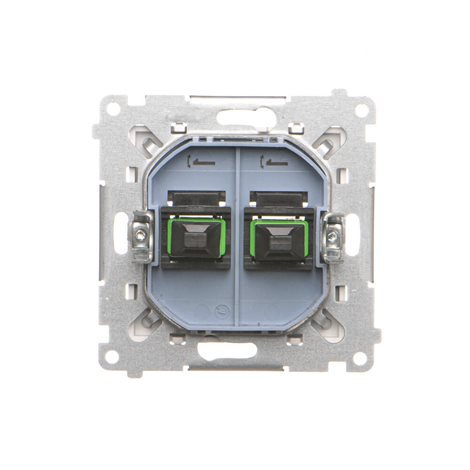 TGS2.01/111 Zásuvka optická 2 násobná SC/APC (přístroj s krytem) 2