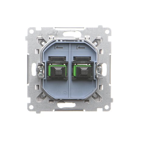 TGS2.01/114 Zásuvka optická 2 násobná SC/APC (přístroj s krytem) 2