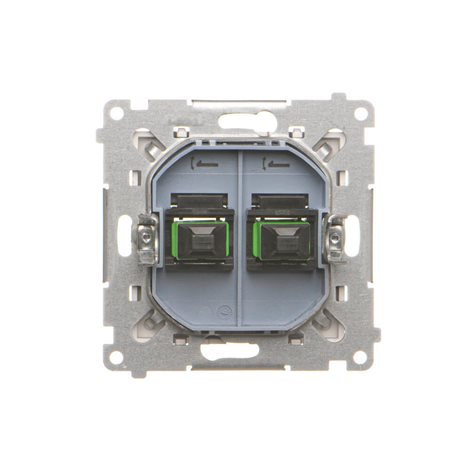 TGS2.01/143 Zásuvka optická 2 násobná SC/APC (přístroj s krytem) 2
