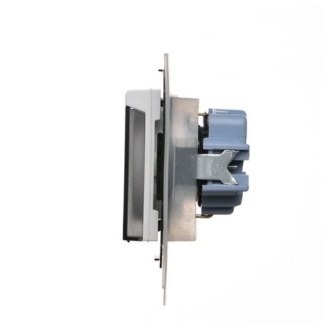 TGSZ1BCZ.01/111A Zásuvka silová 1 násobná typ F (přístroj s krytem), IP44 16 A / 250 V bílá matná 5