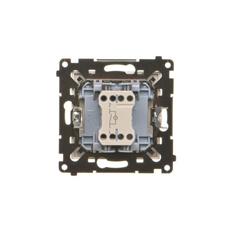 TW1L.01/144 Spínač jednopólový (přístroj s krytem), s LED podsvětlením, řazení 1So, 10 A / 230 V~ 2