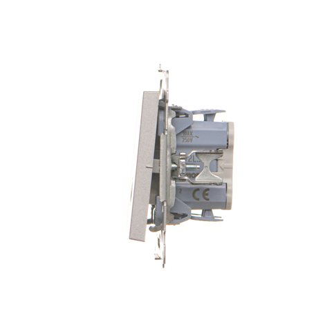TW2L.01/143 Spínač dvoupólový (přístroj s krytem) s LED podsvětlením, řazení 2So, 10 A / 230 V~ 5