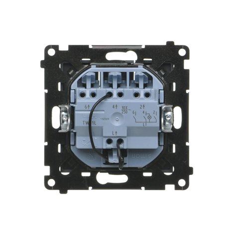 TW31L.01/116 Spínač jednopólový 3 násobný, s LED podsvětlením, řazení 1So+1So+1So, 10 A / 230 V~ 4