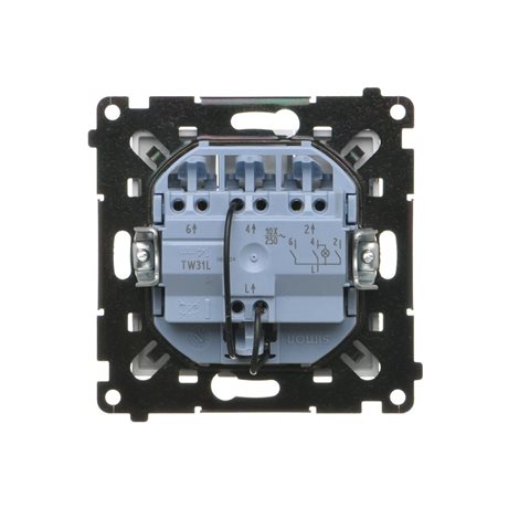 TW31L.01/143 Spínač jednopólový 3 násobný, s LED podsvětlením, řazení 1So+1So+1So, 10 A / 230 V~ 3