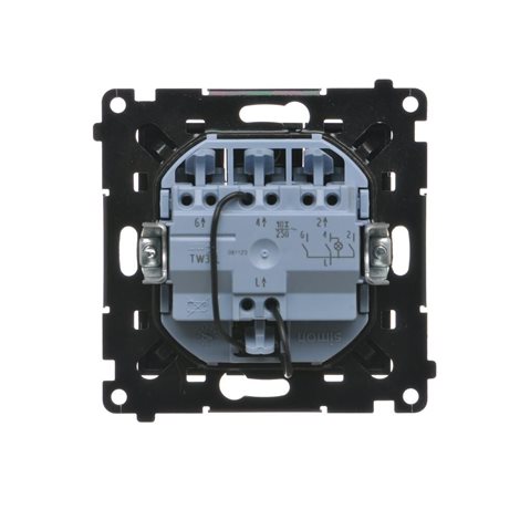 TW31L.01/149 Spínač jednopólový 3 násobný, s LED podsvětlením, řazení 1So+1So+1So, 10 A / 230 V~ 3