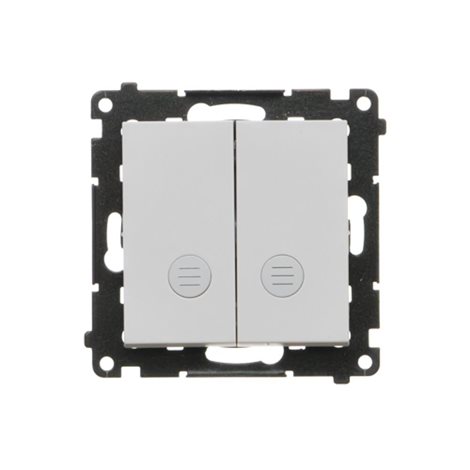 TW5L2.01/114 Spínač sériový (přístroj s krytem), s LED podsvětlením, řazení 5So, 10 A / 230 V~ 2