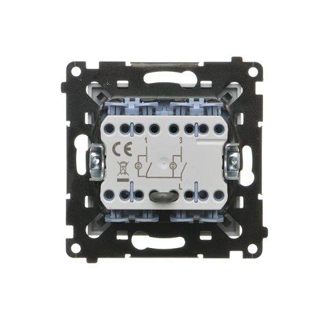 TW5L2.01/114 Spínač sériový (přístroj s krytem), s LED podsvětlením, řazení 5So, 10 A / 230 V~ 4