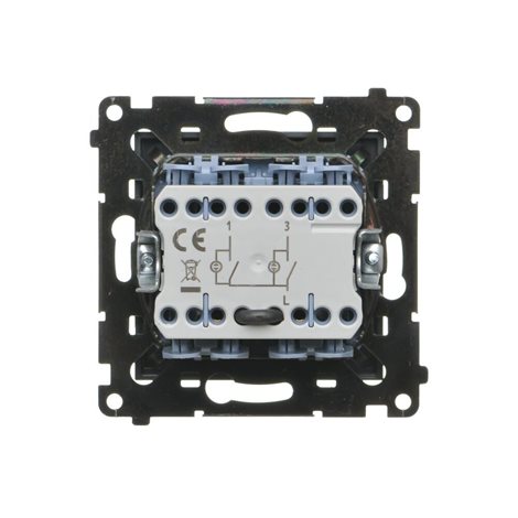 TW5L2.01/116 Spínač sériový (přístroj s krytem), s LED podsvětlením, řazení 5So, 10 A / 230 V~ 3