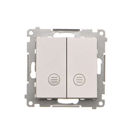 TW5L2.01/143 Spínač sériový (přístroj s krytem), s LED podsvětlením, řazení 5So, 10 A / 230 V~ 3
