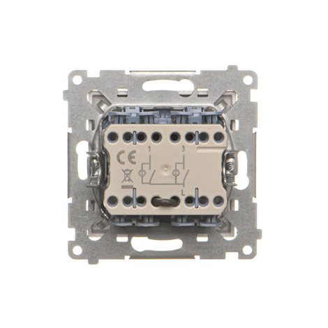 TW5L2.01/143 Spínač sériový (přístroj s krytem), s LED podsvětlením, řazení 5So, 10 A / 230 V~ 4