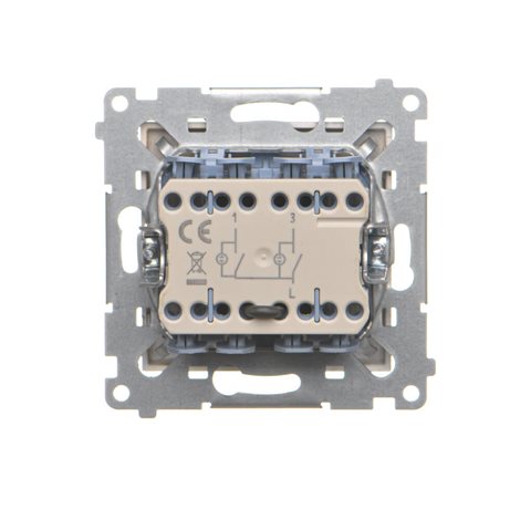 TW5L2.01/144 Spínač sériový (přístroj s krytem), s LED podsvětlením, řazení 5So, 10 A / 230 V~ 4